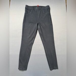 Spanx jeggings size large black and dark blue #686